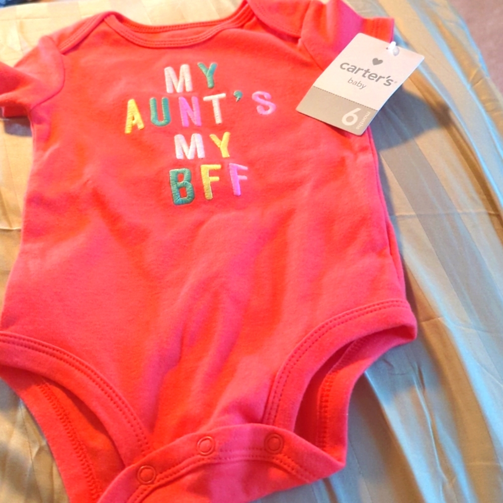 Carter's bodysuit or onesie 6 months. NWT SALE